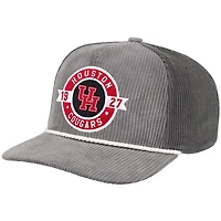 Casquette de camionneur ajustable pour homme Colosseum Grey Houston Cougars Where's My Hat Podium
