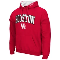 Chandail à capuchon Colosseum Red Houston Cougars pour hommes avec arc et logo