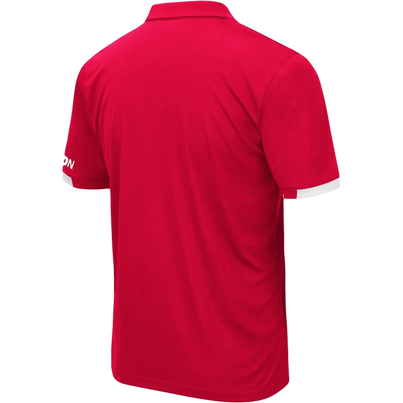 Men's Colosseum Red Houston Cougars Santry Lightweight Polo
