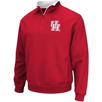 Colosseum Red Houston Cougars Tortugas Logo Quarter-Zip Pullover Jacket pour homme
