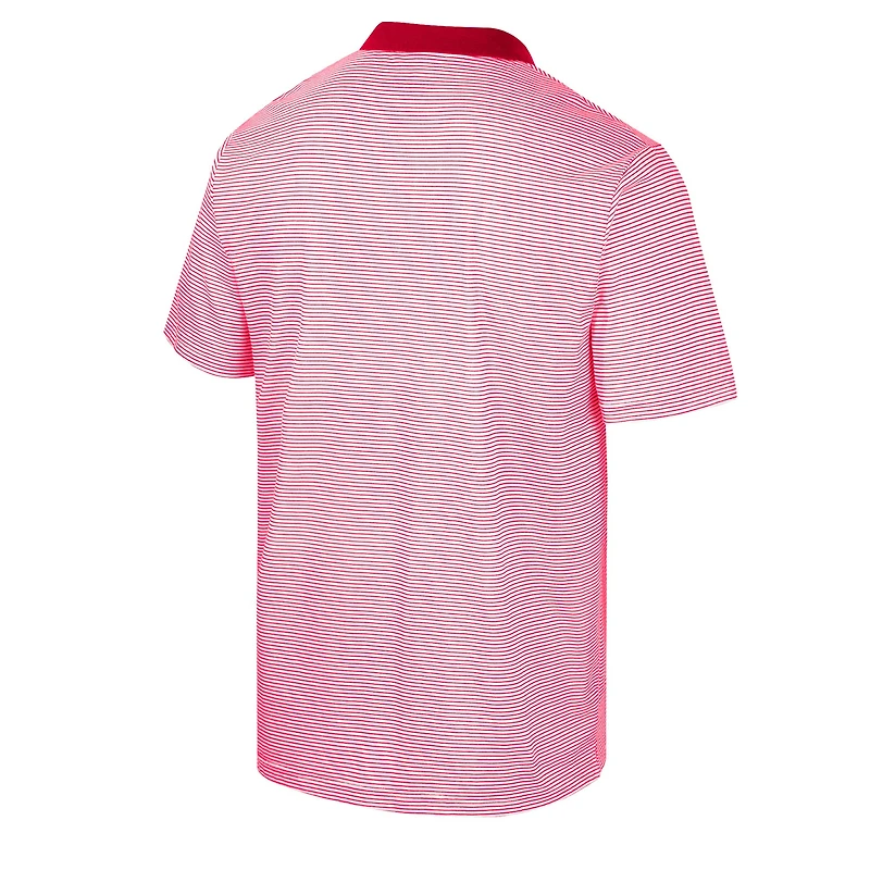 Polo à rayures Colosseum Houston Cougars pour homme, blanc