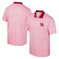 Polo à rayures Colosseum Houston Cougars pour homme, blanc