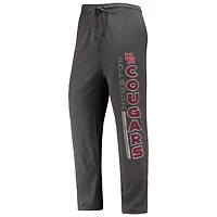 Men's Concepts Sport Heathered Charcoal/Red Houston Cougars Meter Top & Pants Sleep Set