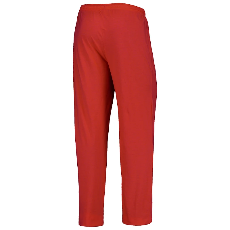 Men's Concepts Sport Red/Heathered Charcoal Houston Cougars Meter Long Sleeve Top & Pants Sleep Set