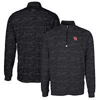 Pull-over extensible à fermeture éclair quart de tour pour homme, coupeur et buck, motif camouflage Traverse des Houston Cougars, noir