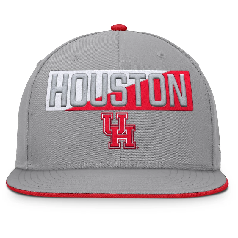 Casquette snapback grise Fanatics Duo des Houston Cougars pour homme