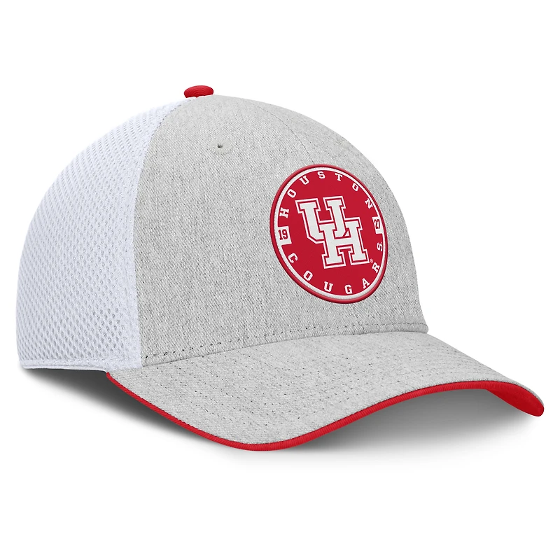 Men's Fanatics  Heather Gray Houston Cougars Trigger Flex Hat