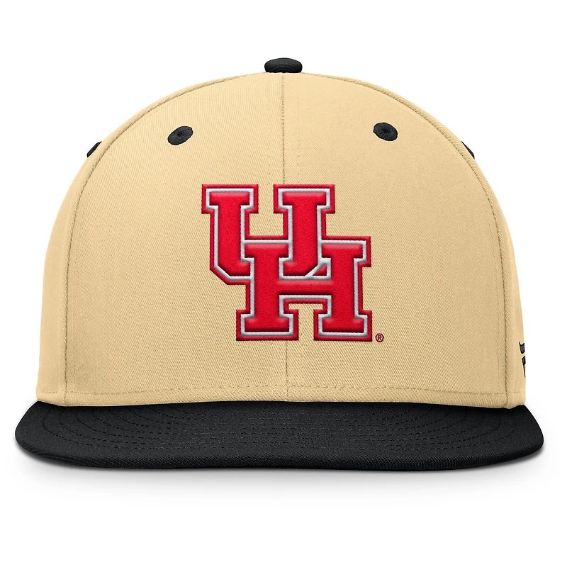 Casquette ajustée Fanatics pour homme, kaki/noir, Houston Cougars Balance