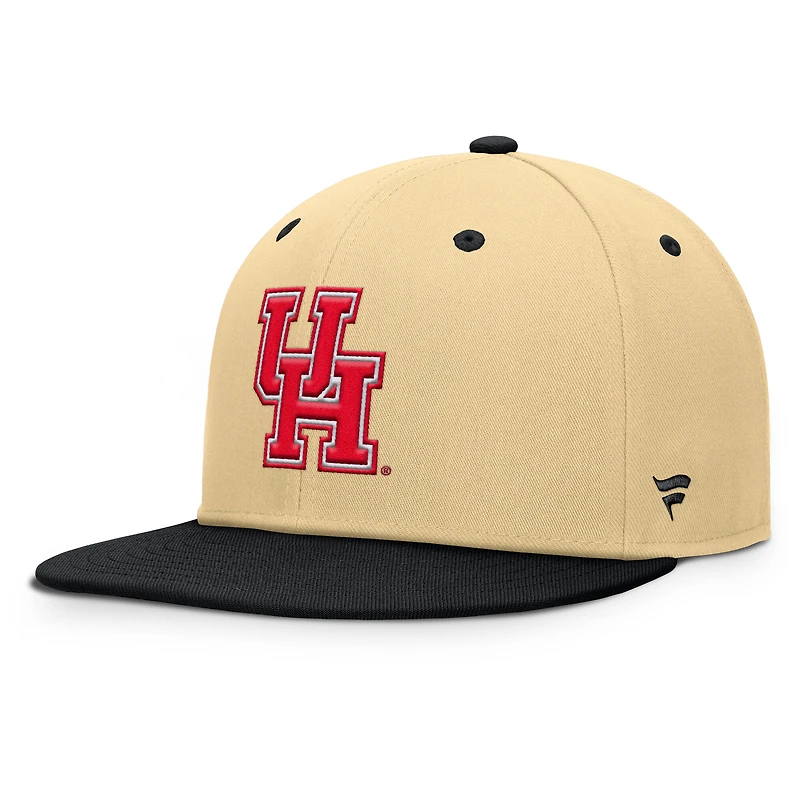 Casquette ajustée Fanatics pour homme, kaki/noir, Houston Cougars Balance