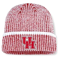 Men's Fanatics  Red/White Houston Cougars Haze Cuffed Knit Hat