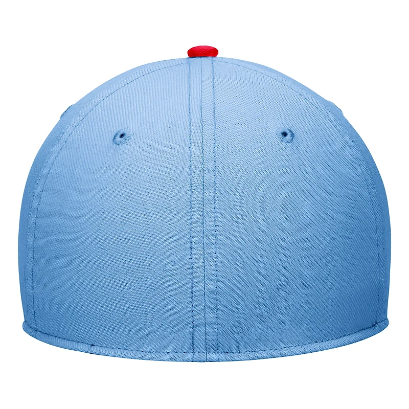 Men's Jordan Brand Light Blue Houston Cougars Out Rise Dri-FIT Flex Hat