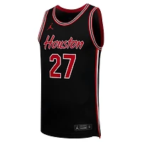 Maillot de basketball réplique Jordan Brand n° 27 noir Houston Cougars pour homme