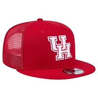 Casquette snapback rouge Houston Cougars 9FIFTY Trucker de New Era pour homme