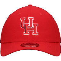 Men's New Era Red Houston Cougars Team 9FORTY Adjustable Hat