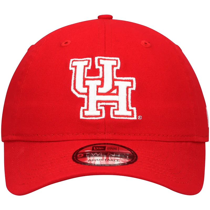 Casquette réglable rouge Houston Cougars Team 9TWENTY New Era pour hommes