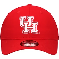 Casquette réglable rouge Houston Cougars Team 9TWENTY New Era pour hommes