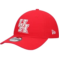 Casquette réglable rouge Houston Cougars Team 9TWENTY New Era pour hommes