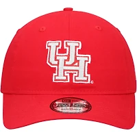 Casquette réglable rouge Houston Cougars Team 9TWENTY New Era pour hommes