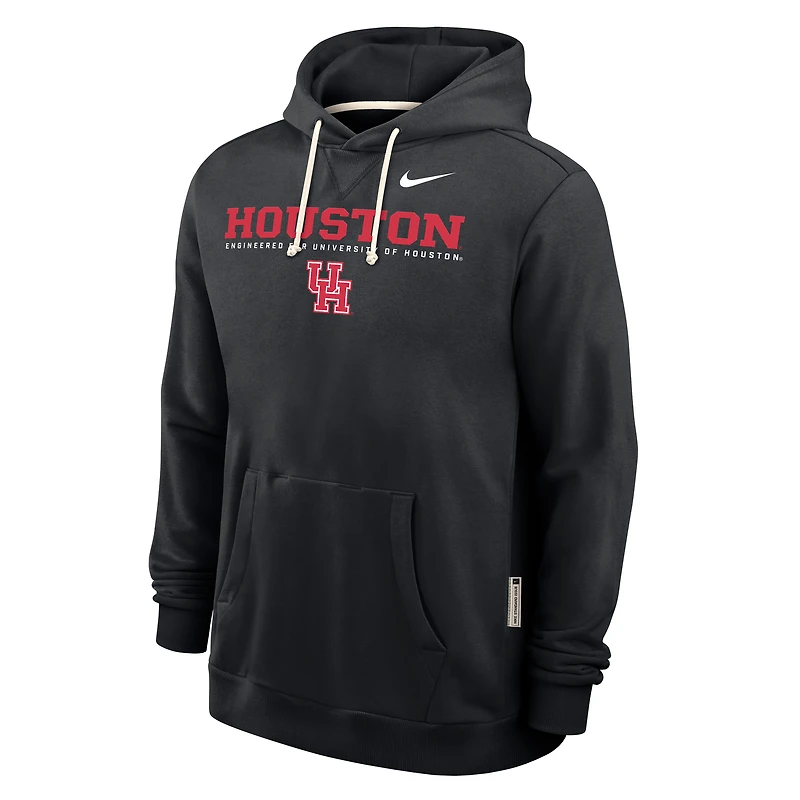 Sweat à capuche Nike noir Houston Cougars 2025 Sideline Standard Issue Dri-FIT pour homme