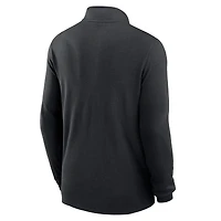 Pull Nike noir Houston Cougars Dri-FIT Victory à quart de zip pour homme