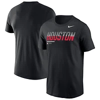 Men's Nike  Black Houston Cougars Wordmark Logo Legend T-Shirt