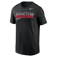 Men's Nike  Black Houston Cougars Wordmark Logo Legend T-Shirt