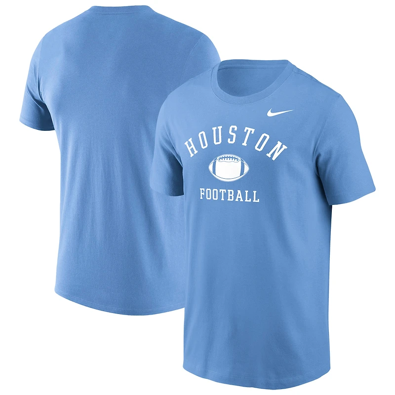 T-shirt Nike Valor Blue Houston Cougars Football Out Dri-FIT pour homme