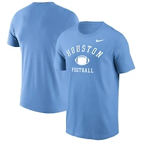 T-shirt Nike Valor Blue Houston Cougars Football Out Dri-FIT pour homme