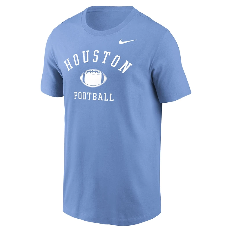 Men's Nike Valor Blue Houston Cougars Football Out Dri-FIT T-Shirt