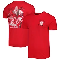 Men's Red Houston Cougars Through the Years T-Shirt