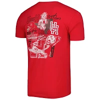 Men's Red Houston Cougars Through the Years T-Shirt