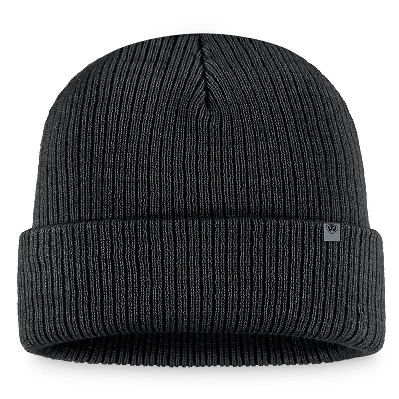 Bonnet en tricot à revers Elijah des Houston Cougars Top of the World pour homme, noir