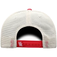 Men's Top of the World Red Houston Cougars Offroad Trucker Snapback Hat