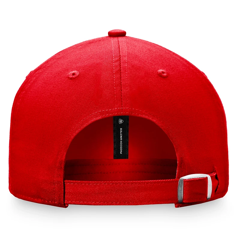 Casquette ajustable Top of the World Houston Cougars Slice rouge pour homme