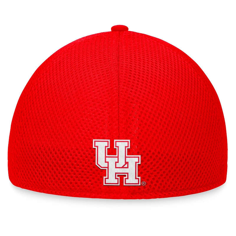 Casquette Spacer Flex Top of the World rouge pour hommes des Houston Cougars
