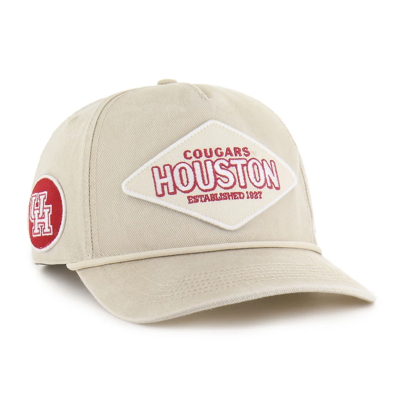 Unisex '47 Cream Houston Cougars Outdoorsmen Cairn Hitch Adjustable Hat