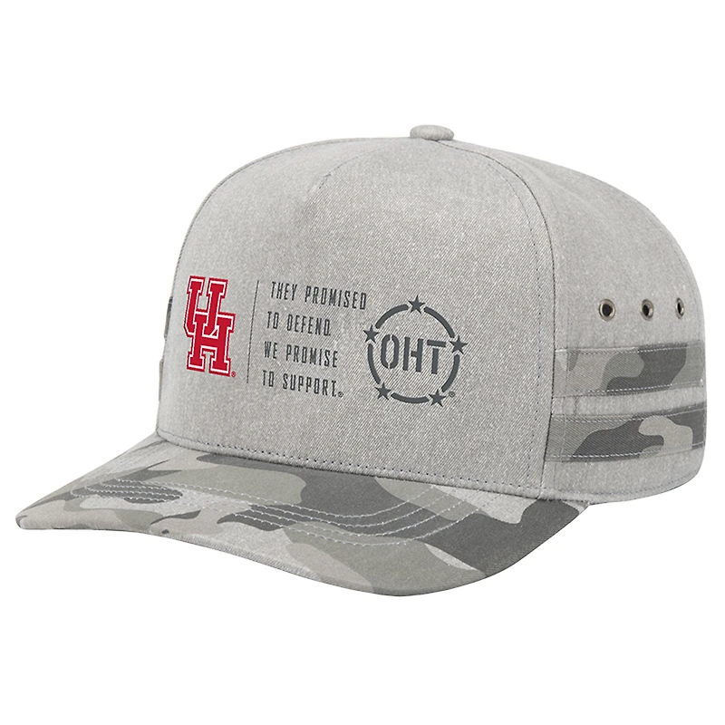 Unisex Colosseum  Gray Houston Cougars OHT Squad Podium Adjustable Hat