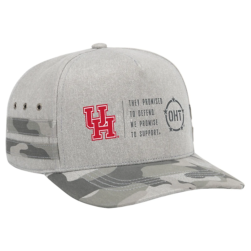 Casquette ajustable unisexe Colosseum Cream Houston Cougars OHT Squad Podium