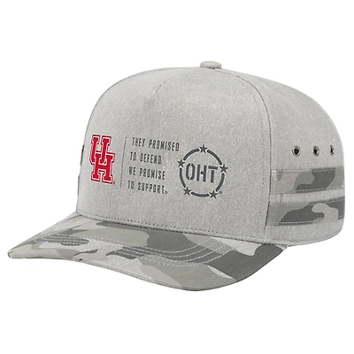 Unisex Colosseum  Gray Houston Cougars OHT Squad Podium Adjustable Hat