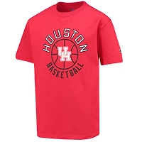T-shirt de basket-ball Houston Cougars Champion pour jeunes, rouge