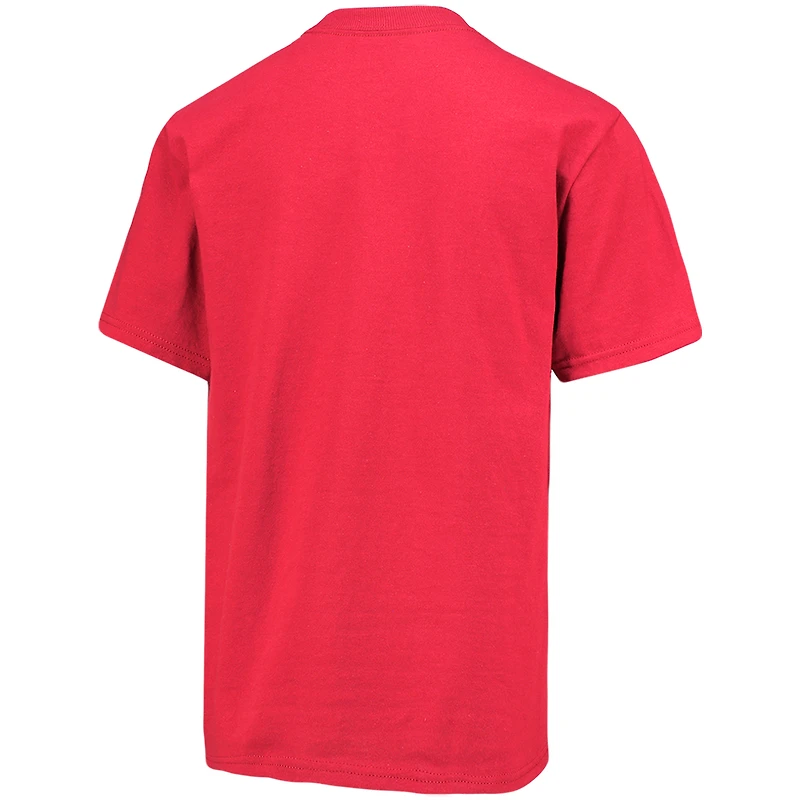 T-shirt de basket-ball Houston Cougars Champion pour jeunes, rouge