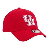Youth New Era Red Houston Cougars 9FORTY A-Frame Adjustable Hat