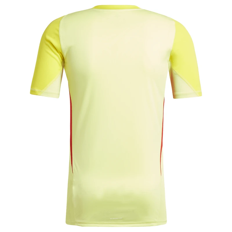 Men's adidas  Yellow Houston Dynamo FC 2025 Goalkeeper Jersey