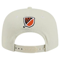 Casquette de golf snapback Houston Dynamo FC 2025 Kickoff de New Era pour homme, couleur crème