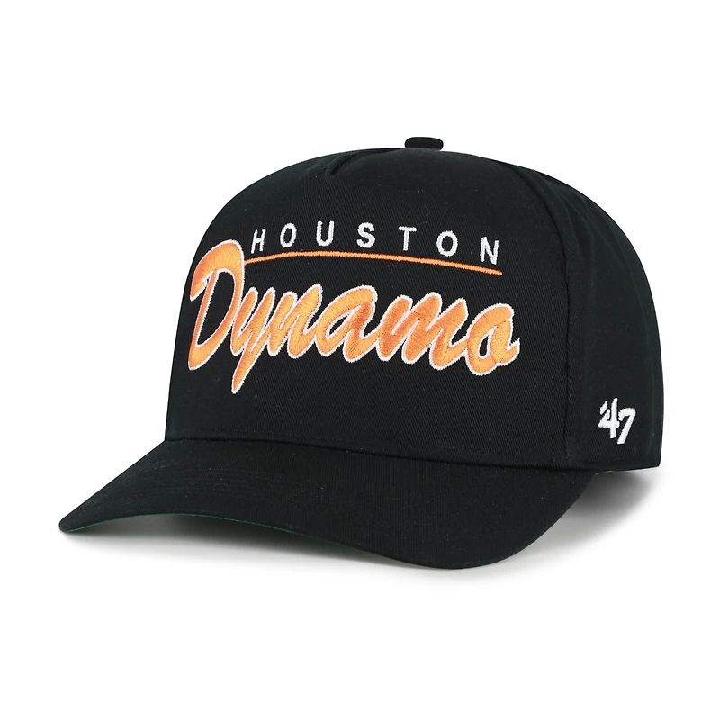 Men's '47  Black Houston Dynamo FC Brushmark Hitch Adjustable Hat
