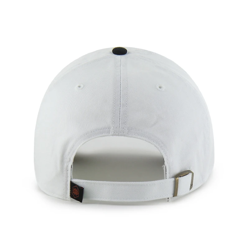Men's '47 White Houston Dynamo FC Two-Tone Clean Up Adjustable Hat