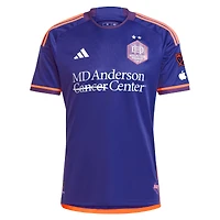Men's adidas Amine Bassi Purple Houston Dynamo FC 2024 Still Holdin' Authentic Player Jersey