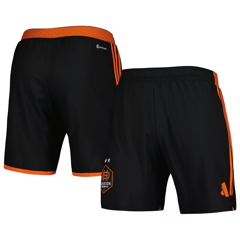 Men's adidas Orange Houston Dynamo FC 2023 Away AEROREADY Authentic Shorts
