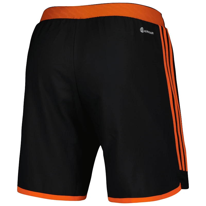 Men's adidas Orange Houston Dynamo FC 2023 Away AEROREADY Authentic Shorts