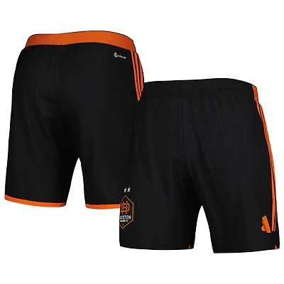 Men's adidas Orange Houston Dynamo FC 2023 Away AEROREADY Authentic Shorts